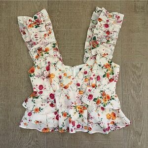 House of Harlow 1960 Floral Tank